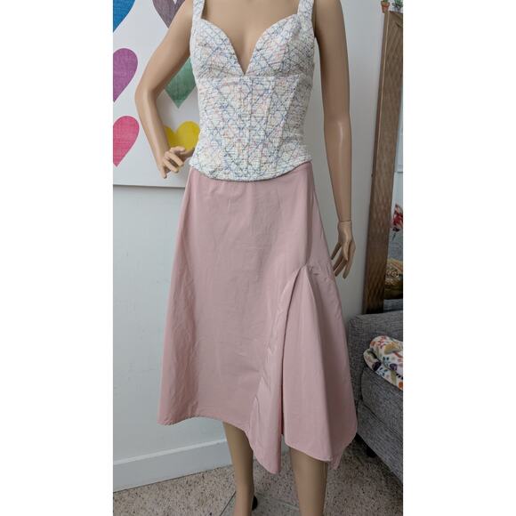deela pink midi skirt small - Picture 1 of 12